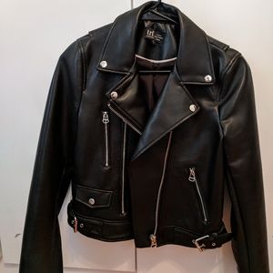 Faux leather jacket